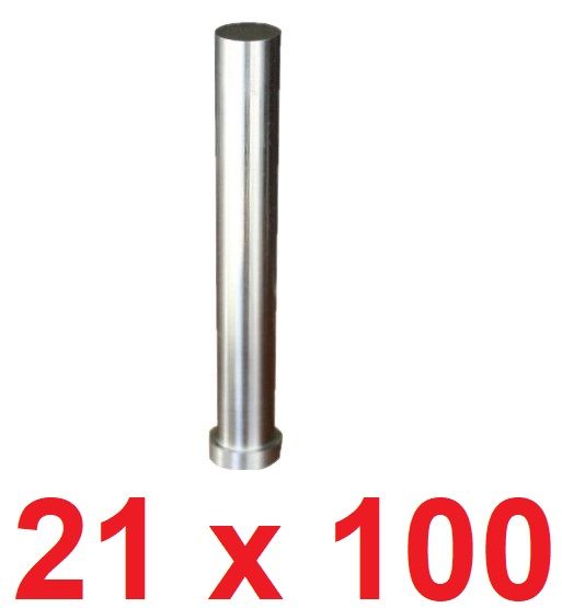 Ø21 x 100 mm Silindir Başlı Delme Zımbası