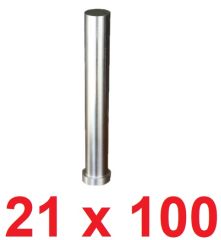 Ø21 x 100 mm Silindir Başlı Delme Zımbası