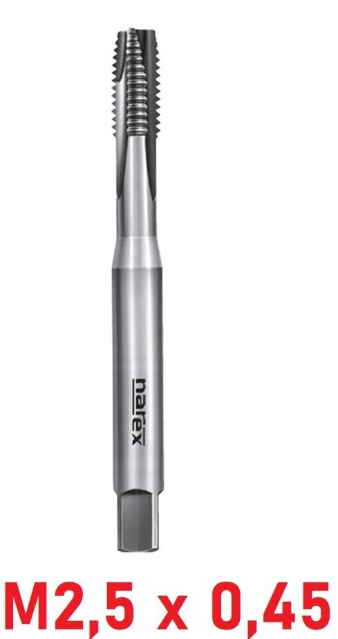 M2,5 x 0,45 Düz Makine Kılavuzu