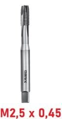 M2,5 x 0,45 Düz Makine Kılavuzu