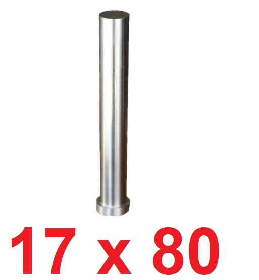 Ø17 x 80 mm Silindir Başlı Delme Zımbası