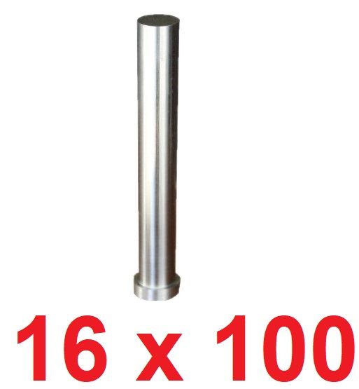 Ø16 x 100 mm Silindir Başlı Delme Zımbası