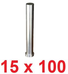 Ø15 x 100 mm Silindir Başlı Delme Zımbası