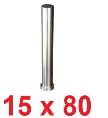 Ø15 x 80 mm Silindir Başlı Delme Zımbası