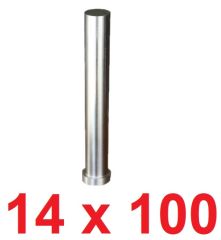 Ø14 x 100 mm Silindir Başlı Delme Zımbası