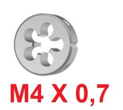 M4 x 0,7 Pafta