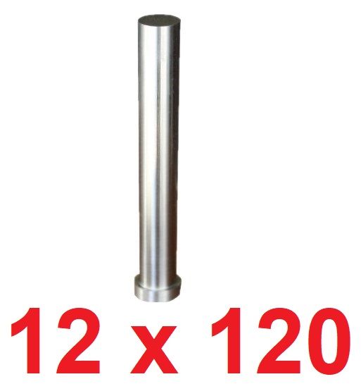 Ø12 x 120 mm Silindir Başlı Delme Zımbası