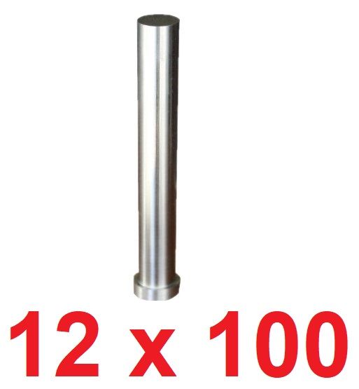 Ø12 x 100 mm Silindir Başlı Delme Zımbası