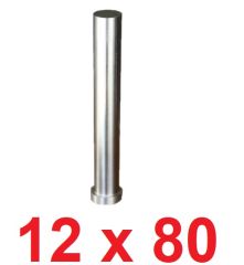 Ø12 x 80 mm Silindir Başlı Delme Zımbası
