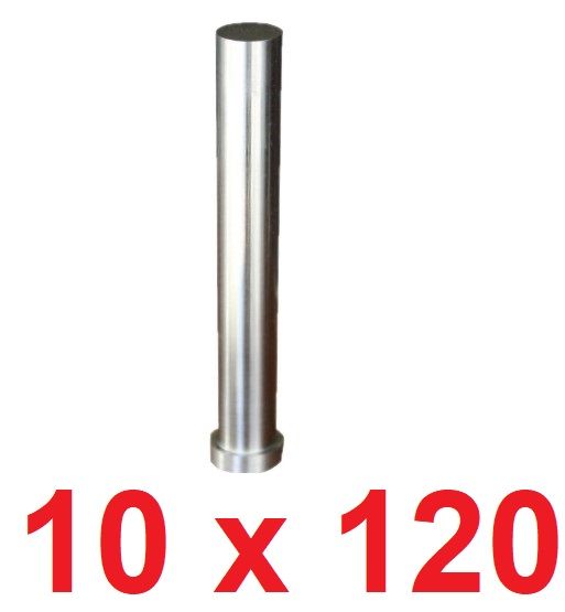 Ø10 x 120 mm Silindir Başlı Delme Zımbası
