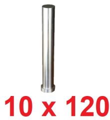 Ø10 x 120 mm Silindir Başlı Delme Zımbası