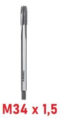 M34 x 1,5 Düz Makine Kılavuzu