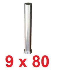 Ø9 x 80 mm Silindir Başlı Delme Zımbası