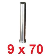 Ø9 x 70 mm Silindir Başlı Delme Zımbası
