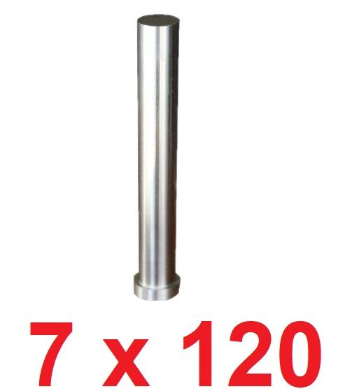 Ø7 x 120 mm Silindir Başlı Delme Zımbası