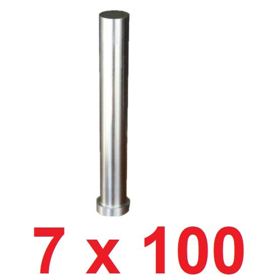 Ø7 x 100 mm Silindir Başlı Delme Zımbası