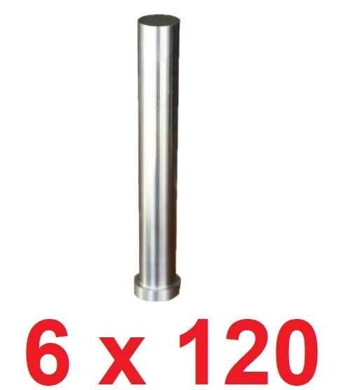 Ø6 x 120 mm Silindir Başlı Delme Zımbası