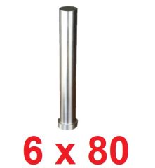 Ø6 x 80 mm Silindir Başlı Delme Zımbası