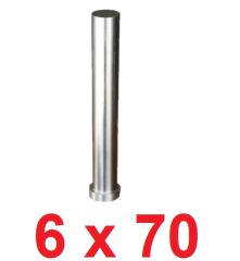 Ø6 x 70 mm Silindir Başlı Delme Zımbası