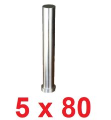 Ø5 x 80 mm Silindir Başlı Delme Zımbası