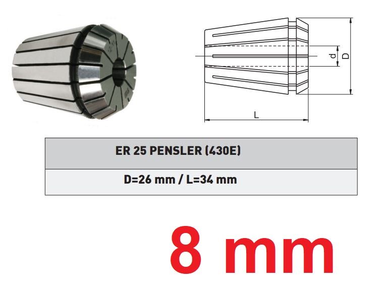 8 mm ER25 pens