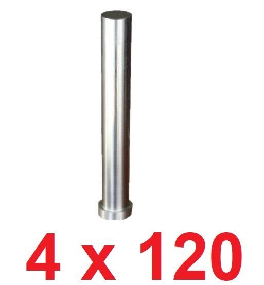 Ø4 x 120 mm Silindir Başlı Delme Zımbası