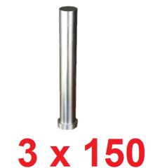 Ø3 x 150 mm Silindir Başlı Delme Zımbası