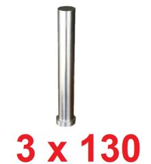 Ø3 x 130 mm Silindir Başlı Delme Zımbası