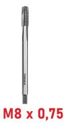 M8 x 0,75 Düz Makine Kılavuzu