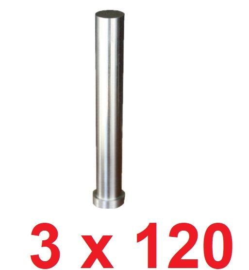 Ø3 x 120 mm Silindir Başlı Delme Zımbası