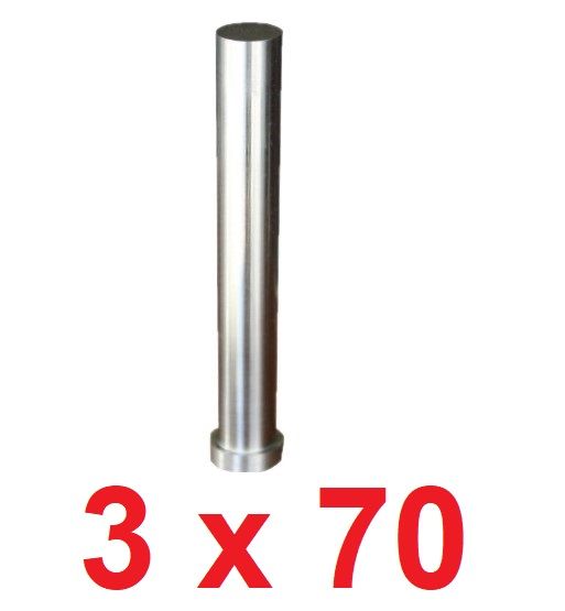 Ø3 x 70 mm Silindir Başlı Delme Zımbası