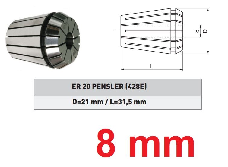 8 mm ER20 pens