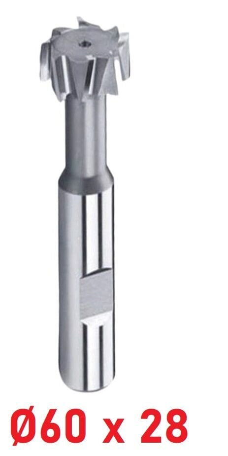 Ø60 x 28 mm T - Kanal Freze Çapraz Dişli