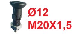 Ø12 M20 x 1,5 İndeks Kilitli Pim