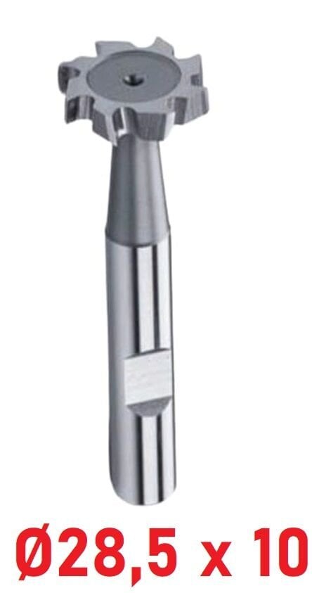 Ø28,5 x 10 mm T - Yarık Freze Çapraz Dişli