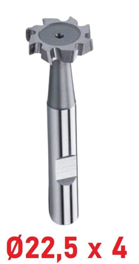 Ø22,5 x 4 mm T - Yarık Freze Çapraz Dişli