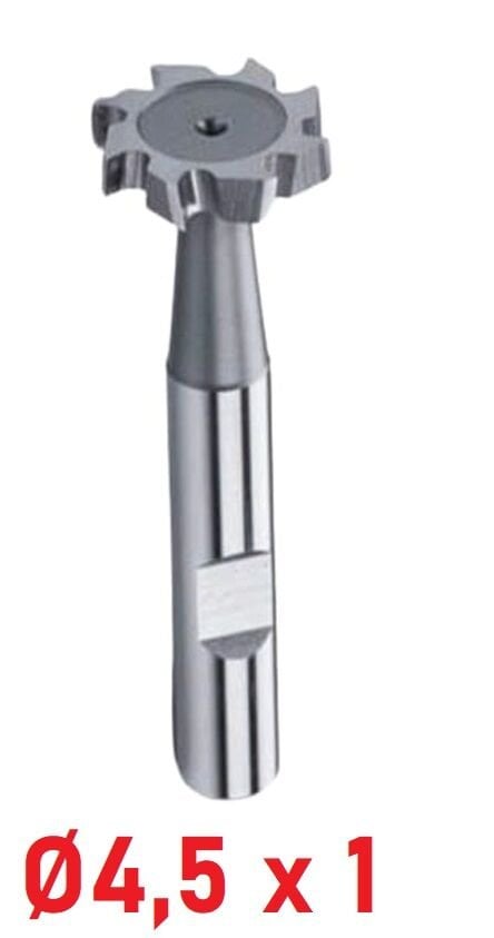 Ø4,5 x 1 mm T - Yarık Freze Düz Dişli