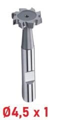 Ø4,5 x 1 mm T - Yarık Freze Düz Dişli