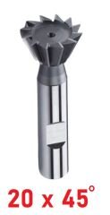 20 x 45 Derece Kırlangıç Freze DIN 1833 A