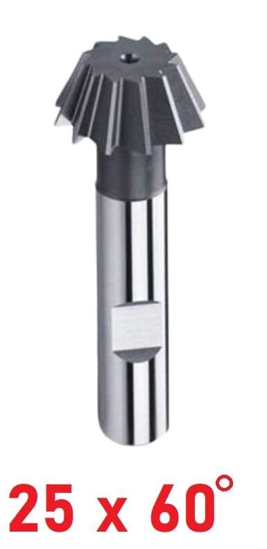 25 x 60 Derece Kırlangıç Freze DIN 1833 B