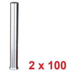 Ø2 x 100 mm Havşa Başlı Delme Zımbası