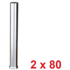 Ø2 x 80 mm Havşa Başlı Delme Zımbası