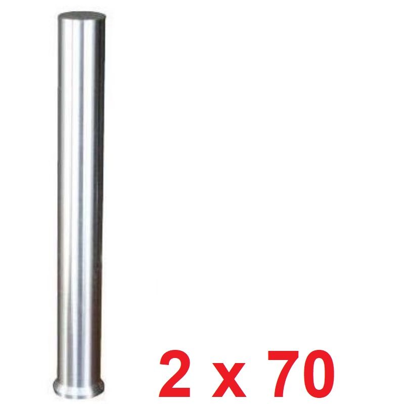 Ø2 x 70 mm Havşa Başlı Delme Zımbası