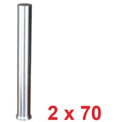 Ø2 x 70 mm Havşa Başlı Delme Zımbası