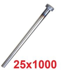Ø25 x 1000 mm Silindir Başlı İtici Pim