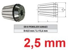 2,5 mm ER8 Pens
