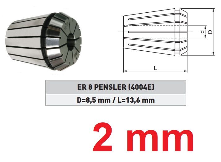 2 mm ER8 Pens