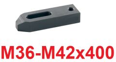 M36 x 400 Destek Delikli Düz Pabuç