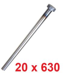 Ø20 x 630 mm Silindir Başlı İtici Pim