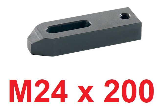M24 x 200 Destek Delikli Düz Pabuç